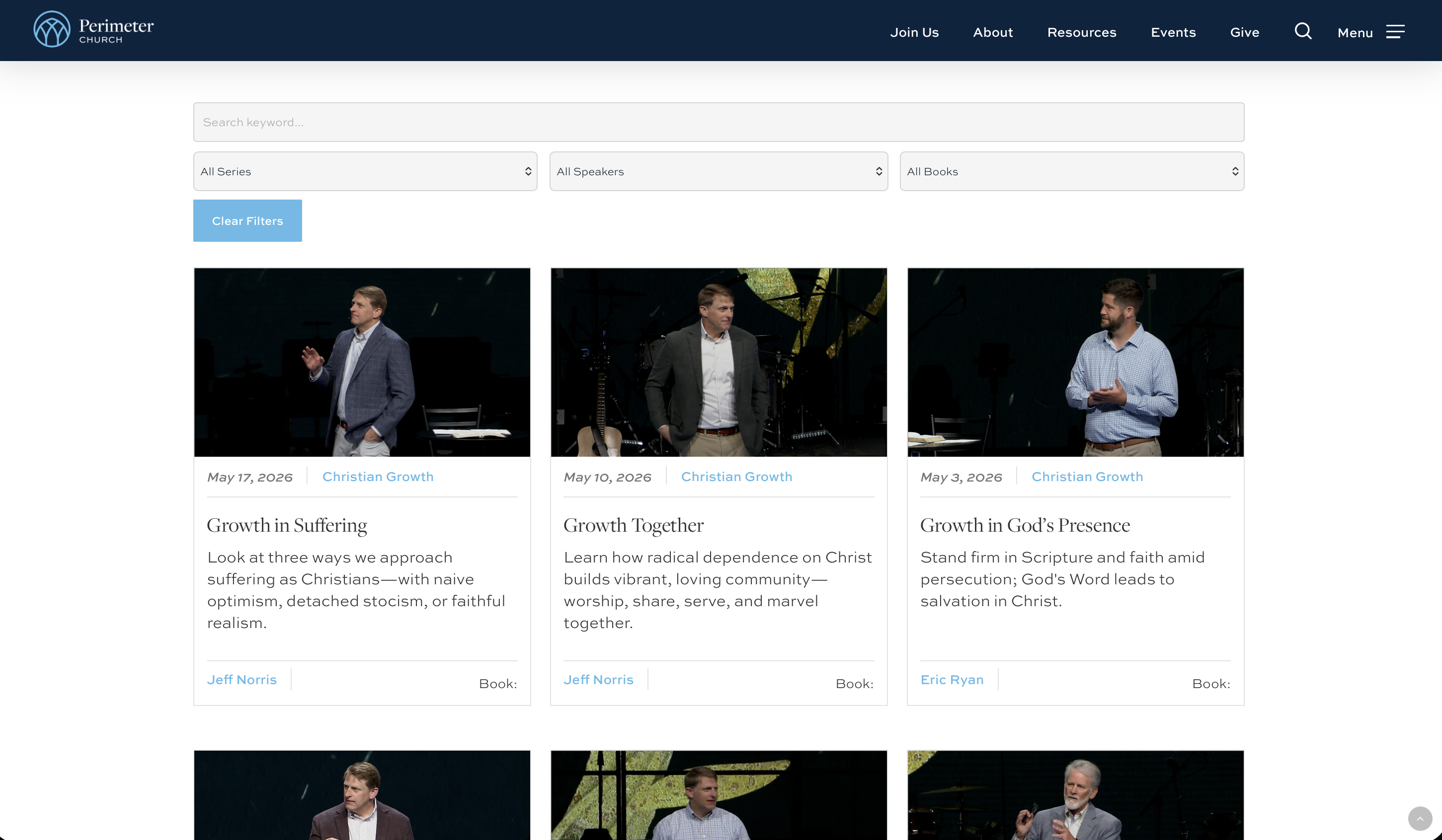 Sermons Widgets — screen 2